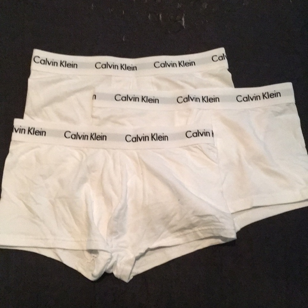2 Calvin Klein Cotton Stretch Trunk Medium New